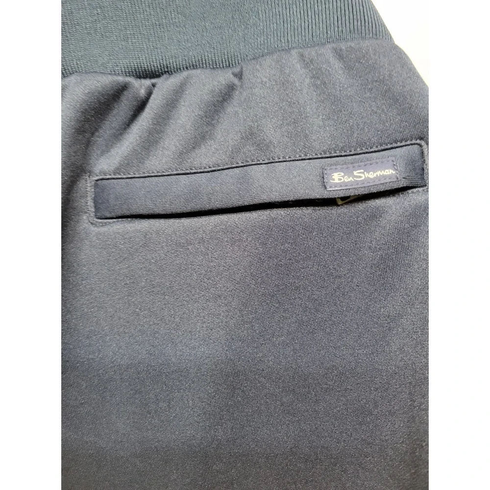MOD STRIPE FLEECE TRACK SHORT - BOB SHERMAN New - Picture 4 of 5